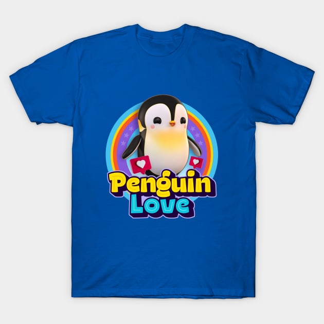 Penguin love T-Shirt by Puppy & cute